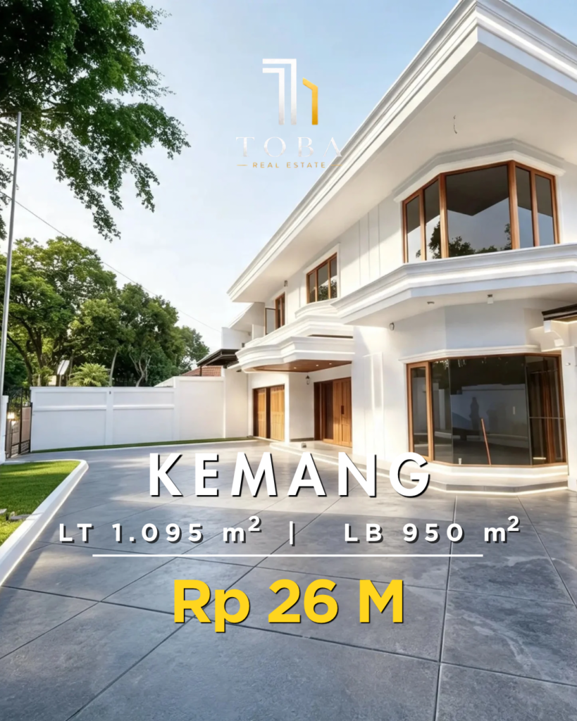 Rumah Luas di Kemang Dalam, Jakarta Selatan